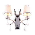 Бра Lumina Deco Glamour LDW 66247-2 WT+CHR