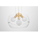 Подвесной светильник Lumina Deco Globo LDP 6018-400 PR+F.GD