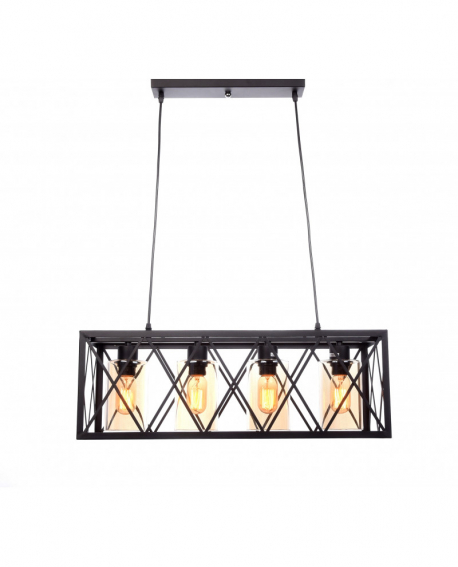 Подвесной светильник Lumina Deco Nortis LDP 11535-4 BK