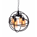 Подвесной светильник Lumina Deco Stradi LDP 11509-4 BK