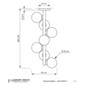 Потолочный светильник Lumina Deco Marsiada LDC 6033-7 F.GD