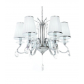 Хрустальная подвесная люстра Lumina Deco Finezzia LDP 9267-6 CHR