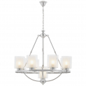 Подвесная люстра Lumina Deco Santini LDP 1220-9 CHR+WT