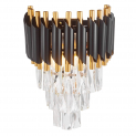 Бра Lumina Deco Funneli LDW 6003-2 BK+F.GD