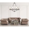 Подвесная люстра Lumina Deco Santini LDP 1220-9 CHR+WT