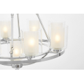 Подвесная люстра Lumina Deco Santini LDP 1220-9 CHR+WT