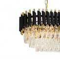 Хрустальная подвесная люстра Lumina Deco Funneli LDP 6003-800-PR BK+F.GD