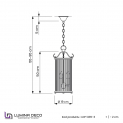 Подвесная люстра Lumina Deco Boston LDP 1235-3 CHR