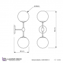 Бра Lumina Deco Zodiak LDW 6001-2 MD