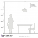 Подвесной светильник Lumina Deco Neroni LDP 6016-3+1 BK