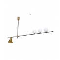 Подвесной светильник Lumina Deco Renzo LDP 6043-4 BK+MD