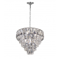 Хрустальная подвесная люстра Lumina Deco Reeli LDP 6004-400 CHR
