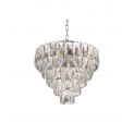 Хрустальная подвесная люстра Lumina Deco Reeli LDP 6004-400 CHR