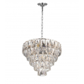 Хрустальная подвесная люстра Lumina Deco Reeli LDP 6004-400 CHR