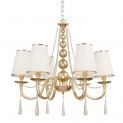 Хрустальная подвесная люстра Lumina Deco Fabione LDP 1200-6 F.GD