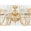 Хрустальная подвесная люстра Lumina Deco Fabione LDP 1200-6 F.GD