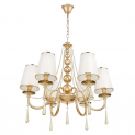 Хрустальная подвесная люстра Lumina Deco Fabione LDP 1200-6 F.GD