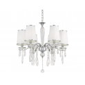 Хрустальная подвесная люстра Lumina Deco Alessia LDP 1726-6 CHR