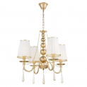 Хрустальная подвесная люстра Lumina Deco Fabione LDP 1200-4 F.GD