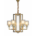 Подвесная люстра Lumina Deco Manhattan LDP 8012-6 F.GD
