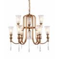Подвесная люстра Lumina Deco Rionella LDP 8041-6+3 S.GD