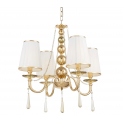 Хрустальная подвесная люстра Lumina Deco Fabione LDP 1200-4 F.GD