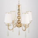 Хрустальная подвесная люстра Lumina Deco Fabione LDP 1200-4 F.GD