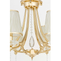 Хрустальная подвесная люстра Lumina Deco Dominni LDP 9268-6 GD